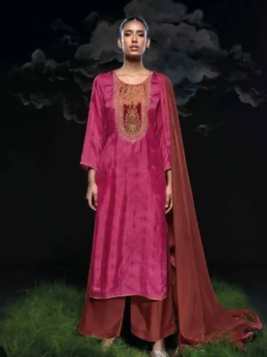 Premium Silk With Embroidery