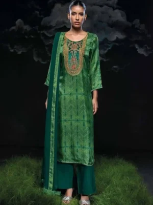 Premium Silk With Embroidery