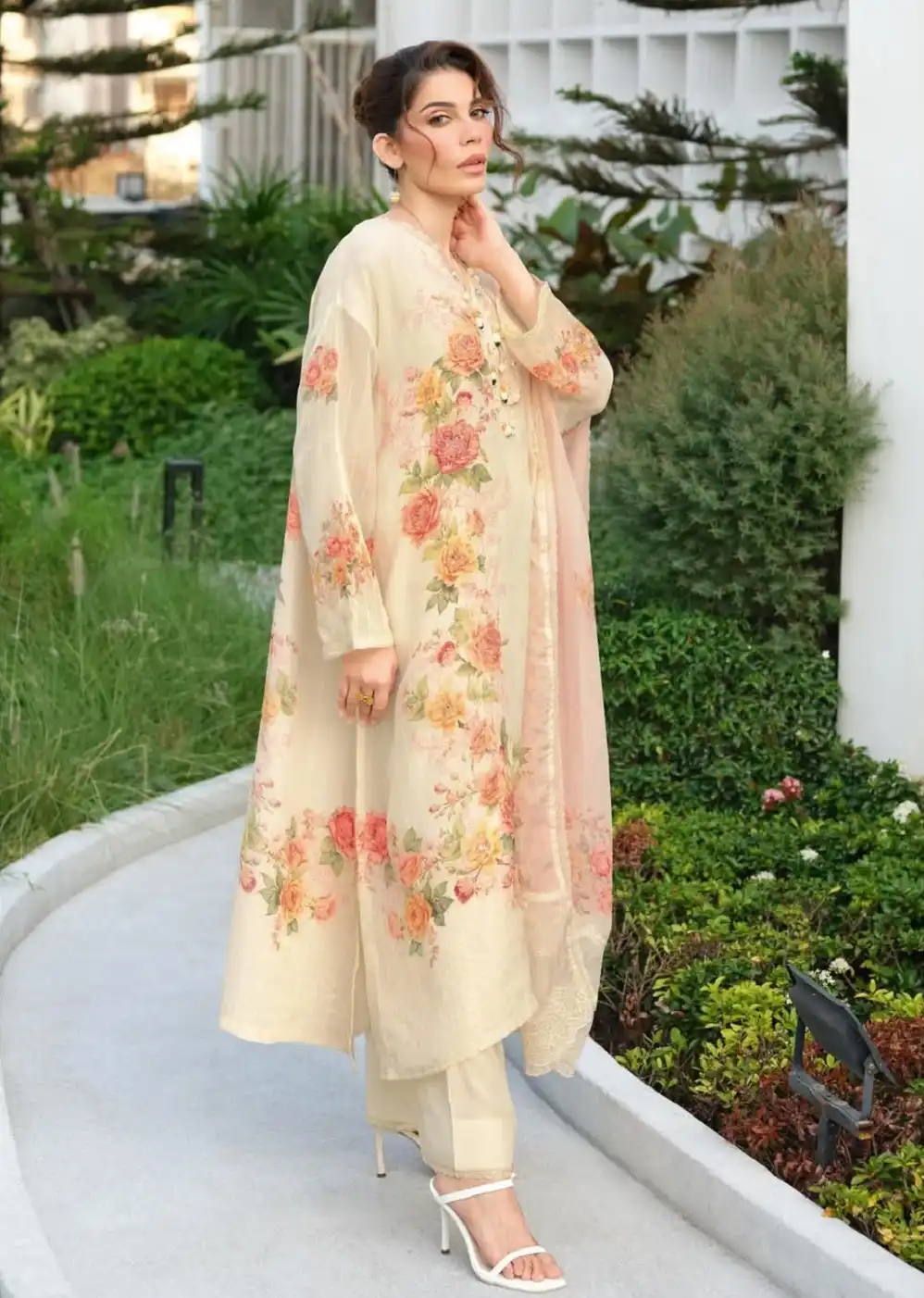 Premium Muslin Printed Dress